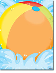 Paper So Pretty - Blank Designer Papers (Beach Ball Bash) (DP788)